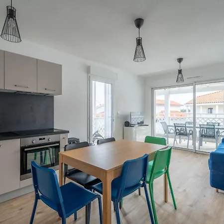 Apartment Neuf 3* A 100m De L'ocean Avec Piscine Pour 8 Personnes - Menage Inclus - Fr-1-50-113